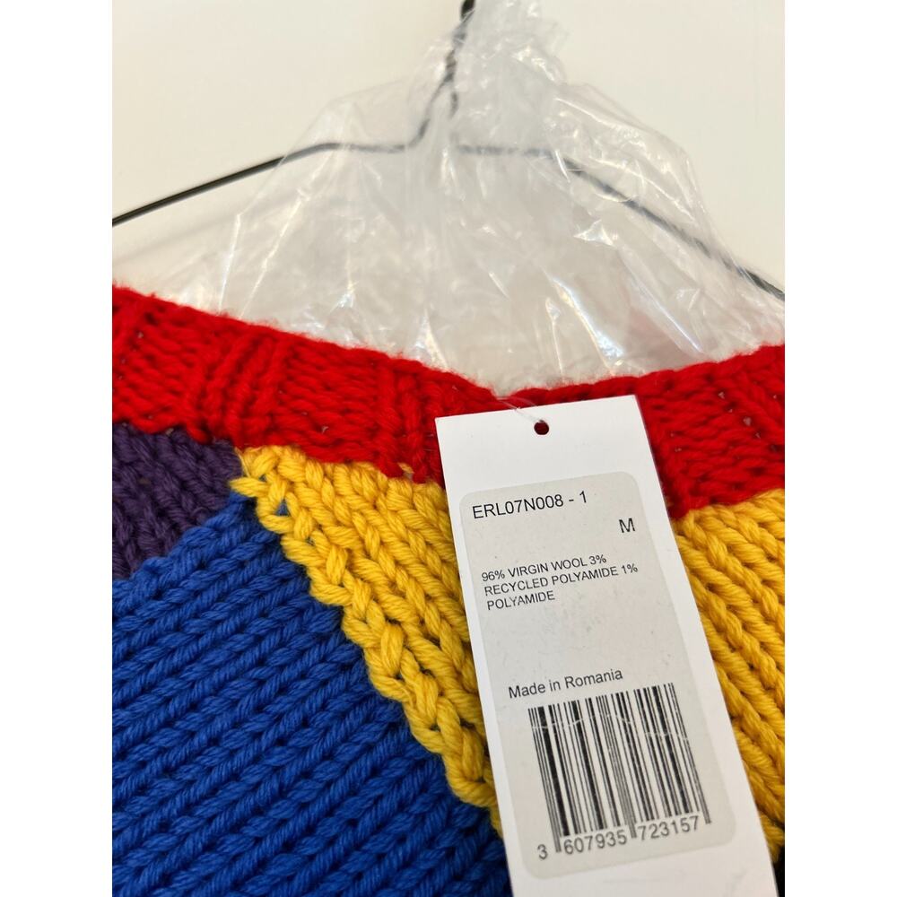 ERL PATCHWORK SWEATER SIZE MEDIUM NWT - image 8